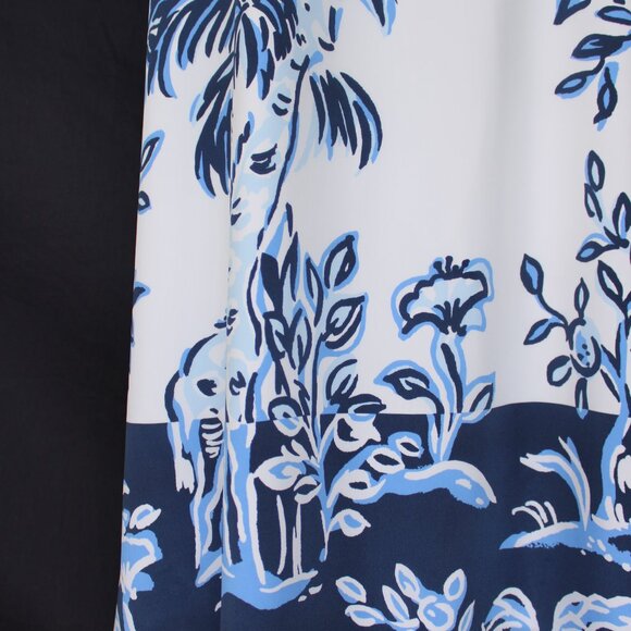 Lilly Pulitzer Jesslyn Silk Maxi Slip Dress Resort White Oversized Tall Tales 2 - Picture 8 of 14